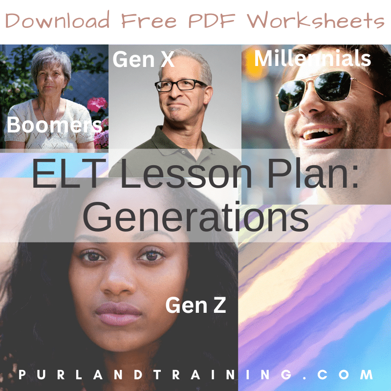 Which generation are you from? - FREE ELT Worksheet Activity
